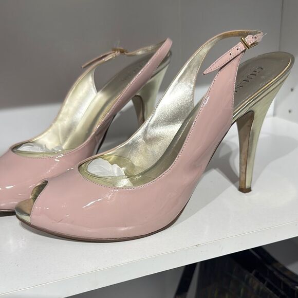 Guess Blush Peep Toe Heels - Picture 1 of 4